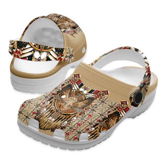 Native American Native Owl Feather Crocs Clog Shoes For Kid And Adult - Monsterry DE