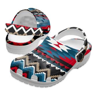 Native American Native Pattern Crocs Clog Shoes For Kid And Adult - Monsterry