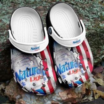 Natural Light Beer Adults Crocs Crocband Comfortable Clogs Shoes For Men Women - Monsterry AU