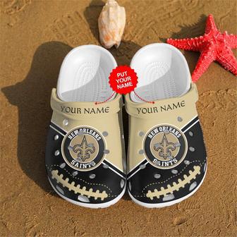 New Orleans Saints Personalized Custom For Nfl Fans Clog Shoes | Favorety AU