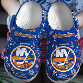 New York Islanders Hockey Nhl Sport Crocs Crocband Clogs For Men Women And Kids | Favorety DE