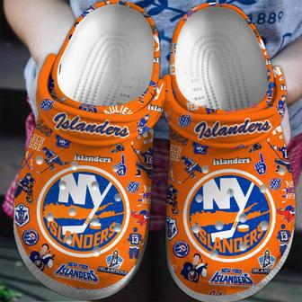 New York Islanders Hockey Nhl Sport Crocs Crocband Clogs Shoes For Men Women And Kids | Favorety UK