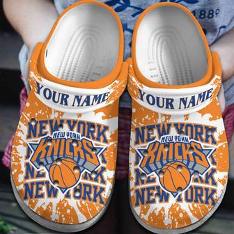 New York Knicks Nba Basketball Sport Crocs Crocband Clogs Shoes | Favorety DE