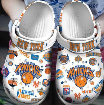 New York Knicks Nba Sport Crocs Crocband Clogs Shoes For Men Women And Kids | Favorety