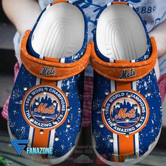 New York Mets Mlb Sport Crocs Clogs Crocband Shoes | Favorety AU