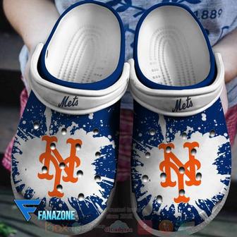 New York Mets Mlb Sport Crocs Clogs Crocband Shoes | Favorety