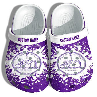New York University Clog Shoes Customize- University Graduation Gifts Shoes Admission Gift - Monsterry