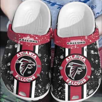 Nfl Atlanta Falcons Football Crocs Clogs Crocband Comfortable Shoes For Men Women | Favorety DE