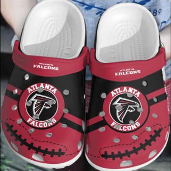 Nfl Atlanta Falcons Football Crocs Clogs Crocband Shoes Comfortable For Men Women | Favorety DE