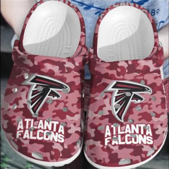 Nfl Atlanta Falcons Football Crocs Clogs Shoes Comfortable Crocband For Men Women | Favorety DE