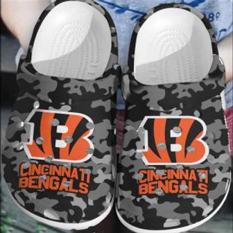 Nfl Cincinnati Bengals Football Crocband Clogs Crocs Shoes Comfortable For Men Women | Favorety DE