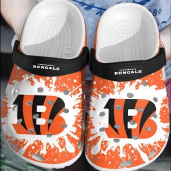 Nfl Cincinnati Bengals Football Crocband Crocs Clogs Comfortable Shoes For Men Women | Favorety CA