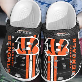 Nfl Cincinnati Bengals Football Crocband Crocs Comfortable Clogs Shoes For Men Women | Favorety