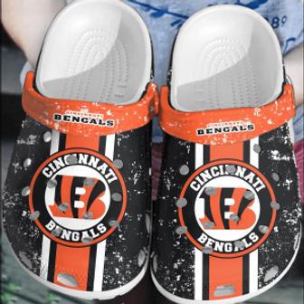 Nfl Cincinnati Bengals Football Crocband Crocs Shoes Comfortable Clogs For Men Women | Favorety AU