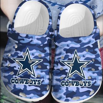 Nfl Dallas Cowboys Football Crocband Shoes Clogs Crocs Comfortable For Men Women | Favorety UK