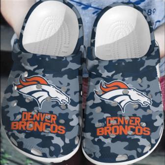 Nfl Denver Broncos Football Crocband Comfortable Clogs Crocs Shoes For Men Women | Favorety CA