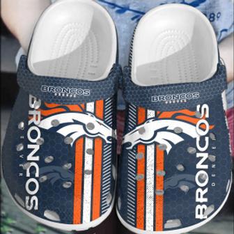 Nfl Denver Broncos Football Crocband Comfortable Crocs Clogs Shoes For Men Women | Favorety UK