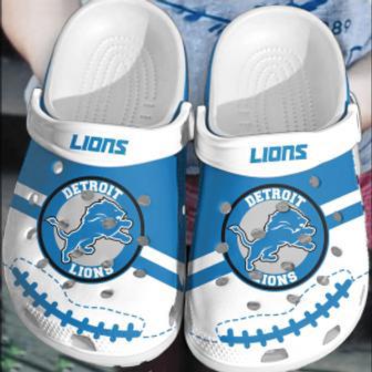 Nfl Detroit Lions Football Crocband Comfortable Shoes Crocs Clogs For Men Women | Favorety UK