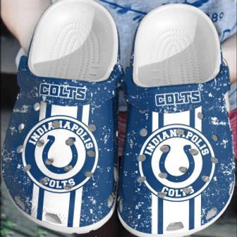 Nfl Indianapolis Colts Football Clogs Crocband Comfortable Shoes Crocs For Men Women | Favorety AU