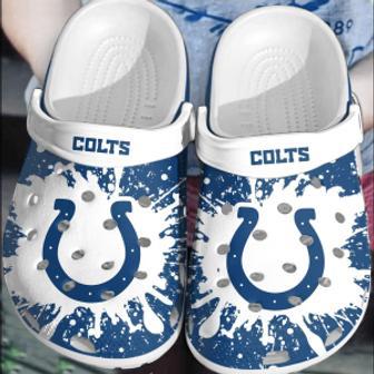 Nfl Indianapolis Colts Football Clogs Crocband Shoes Comfortable Crocs For Men Women | Favorety UK