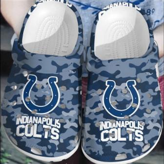 Nfl Indianapolis Colts Football Clogs Shoes Crocband Crocs Comfortable For Men Women | Favorety AU