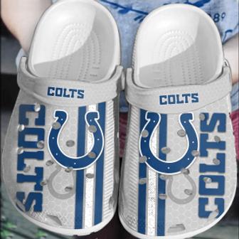 Nfl Indianapolis Colts Football Clogs Shoes Crocs Crocband Comfortable For Men Women | Favorety CA