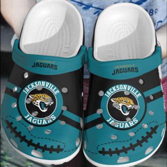 Nfl Jacksonville Jaguars Football Clogs Shoes Comfortable Crocs Crocband For Men Women | Favorety DE