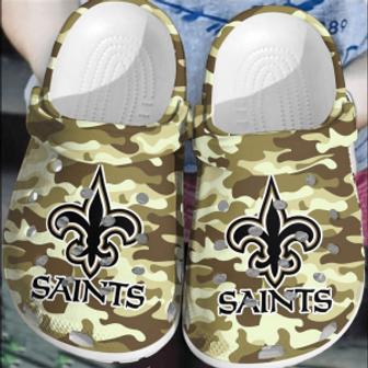 Nfl New Orleans Saints Football Crocs Clogs Shoes Crocband Comfortable For Men Women | Favorety UK