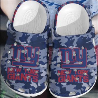 Nfl New York Giants Football Crocs Shoes Clogs Comfortable Crocband For Men Women | Favorety CA