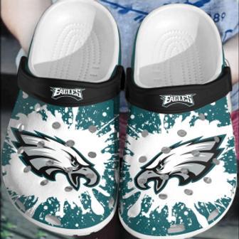 Nfl Philadelphia Eagles Football Crocband Crocs Clogs Shoes Comfortable For Men Women | Favorety AU