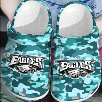 Nfl Philadelphia Eagles Football Crocband Crocs Comfortable Clogs Shoes For Men Women | Favorety CA