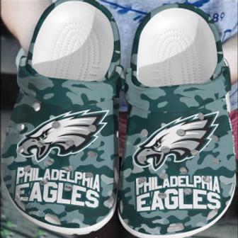 Nfl Philadelphia Eagles Football Crocband Crocs Comfortable Shoes Clogs For Men Women | Favorety AU