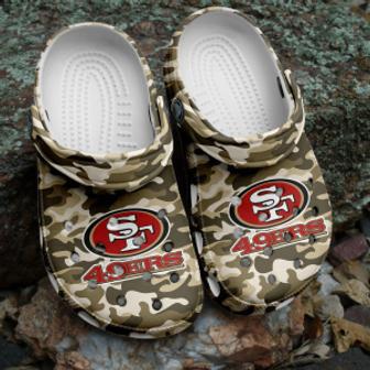 Nfl San Francisco 49Ers Crocscrocband Shoes Comfortable Clogs For Men Women | Favorety DE