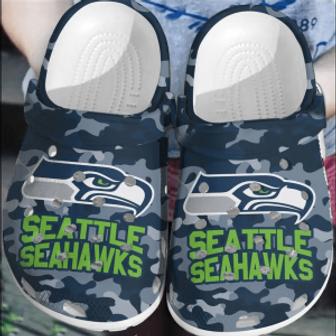 Nfl Seattle Seahawks Crocsclogs Shoes Comfortable Crocband For Men Women | Favorety CA