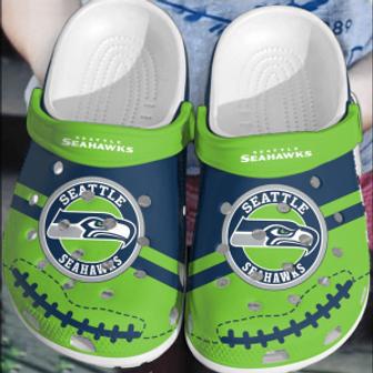 Nfl Seattle Seahawks Crocscrocband Comfortable Shoes Clogs For Men Women | Favorety