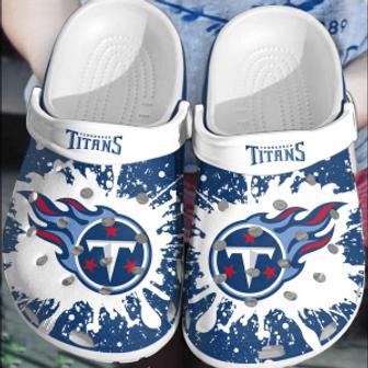 Nfl Tennessee Titans Crocsshoes Crocband Clogs Comfortable For Men Women | Favorety CA