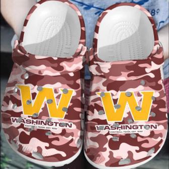 Nfl Washington Football Crocscomfortable Clogs Shoes Crocband For Men Women | Favorety UK