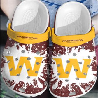 Nfl Washington Football Crocscomfortable Crocband Clogs Shoes For Men Women | Favorety CA