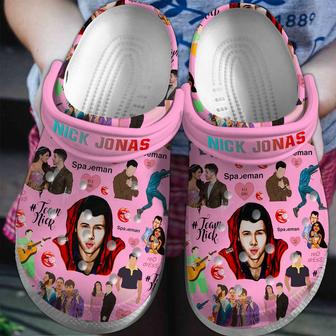 Nick Jonas Singer Music Crocs Crocband Clogs Shoes - Monsterry