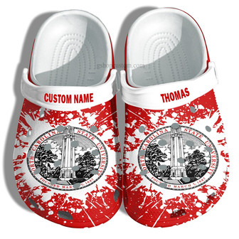 North Carolina State University Graduation Gifts Clog Shoes Customize- Admission Gift Shoes - Monsterry