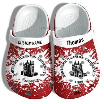 Northern Illinois University Graduation Gifts Croc Shoes Customize- Admission Gift Shoes - Monsterry DE