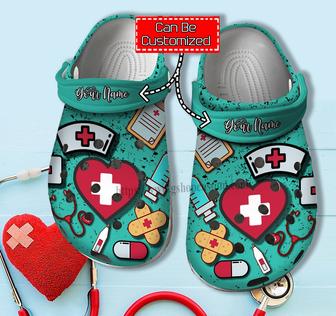 Nurse Doctor Item Chibi Shoes Gifts Mom Daughter - Nurse Cna Shoes Croc Clogs Customize Name Birthday Gift - Monsterry DE