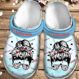 Nurse Mom Shoes - Wise Peaceful Unique Clogs Birthday Gift For Girl - Monsterry CA