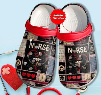 Nurse Vintage Shoes Mother Day Gift Wife Grandma - Nurse Usa Shoes Croc Clogs Customize - Monsterry UK