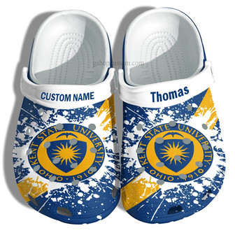 Ohio Kent State University Graduation Gifts Clog Shoes Customize Admission Gift Shoes For Men Women - Monsterry