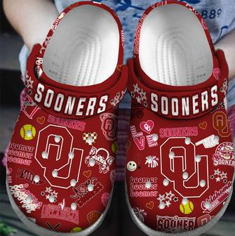 Oklahoma Sooners Ncaa Sport Crocs Crocband Clogs Shoes For Men Women And Kids | Favorety DE