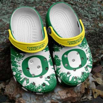 Oregon Ducks Ncaa Crocs Clogs Comfortable Shoes Crocband For Men Women | Favorety UK