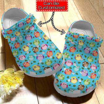 Owl Personalized Cute Owl Pattern Clog Shoes - Monsterry DE