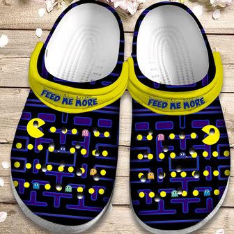 Pac-Man Feed Me More Shoes - Funny Game Clog Gift For Kids Children - Monsterry CA