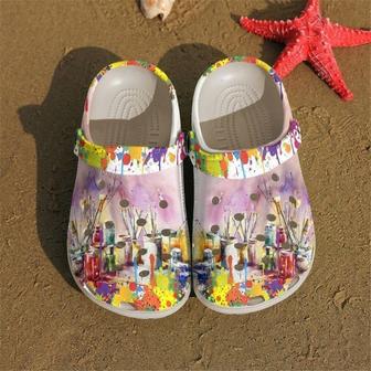 Painting A Work Of Art Classic Clogs Shoes - Monsterry CA